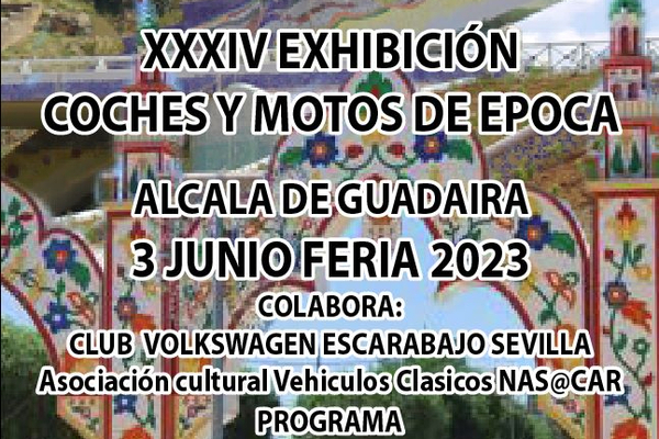 Exhibición de coches y motos de época