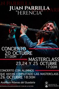 Conciertos y Masterclass con el artista flamenco Juan Parrilla
