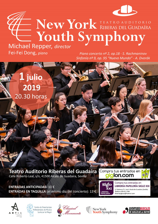 New York Youth Symphony, una de las orquestas jóvenes más prestigiosas a nivel mundial, actuará en Alcalá