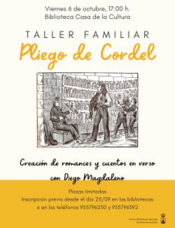 Taller familiar de creación de romances y cuentos en verso