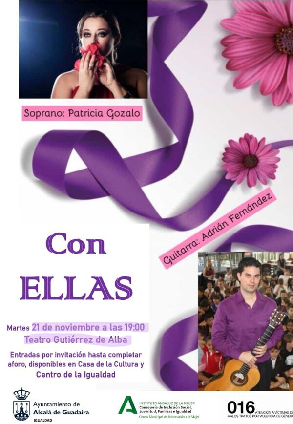 Recital `Con ellas´ para conmemorar el 25N