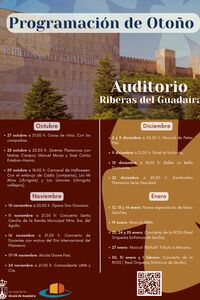 Programación otoño del Riberas del Guadaíra
