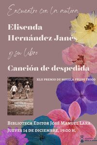 Encuentro literario con Elisenda Hernández