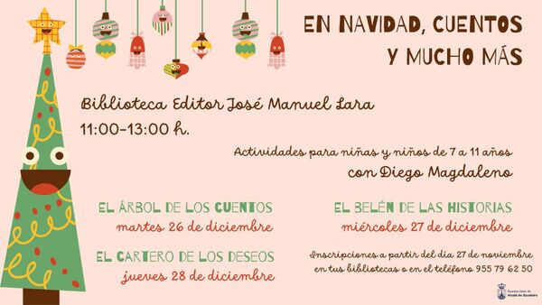 Actividades de Navidad en la biblioteca