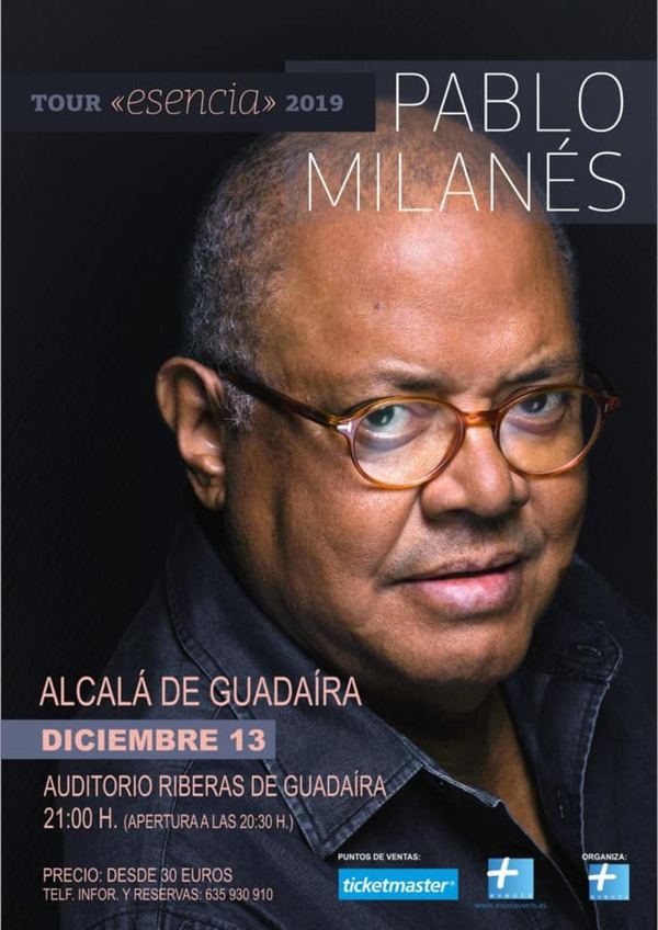 Pablo Milanés actuará en Alcalá en diciembre dentro de su gira `Esencia´