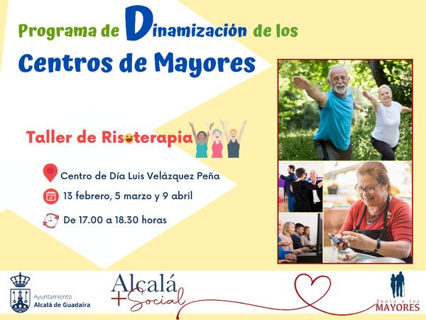 Taller de risoterapia para mayores