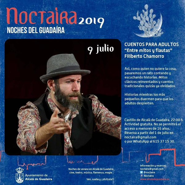 Cuentos para adultos en el arranque de #Noctaíra19 en el Patio de la Sima del Castillo