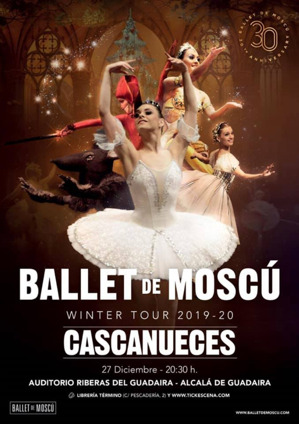 El Ballet de Moscú regresa al Auditorio alcalareño con el Cascanueces