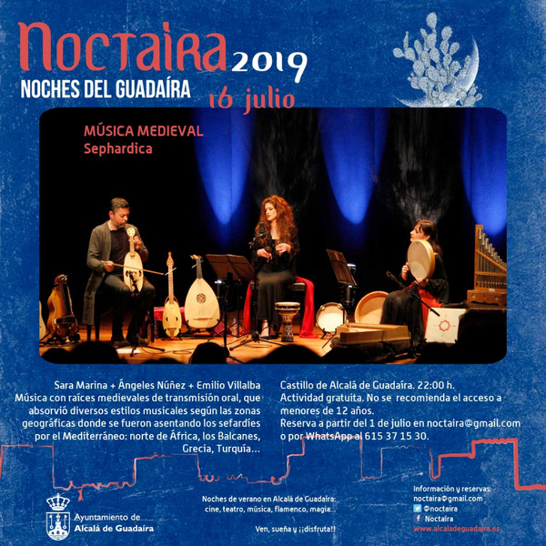 #Noctaíra19 en el Castillo con la música medieval de Sephardica