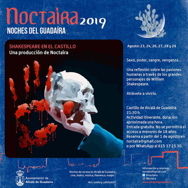 Shakespeare en el Castillo con #Noctaíra19
