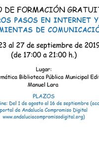 La Biblioteca acoge en septiembre un curso de formación de Internet