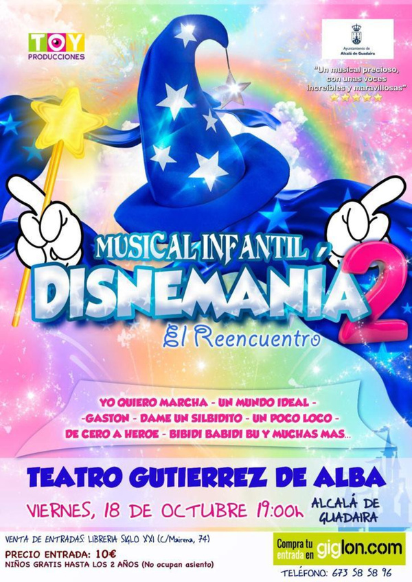 Musical infantil Disnemanía 2 `El Reencuentro´