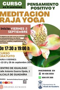 Curso de pensamiento positivo y meditación raja yoga
