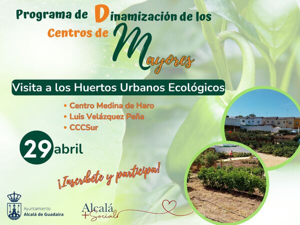 Visita a los huertos urbanos ecológicos