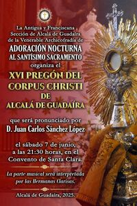 XVI Pregón de Corpus Christi