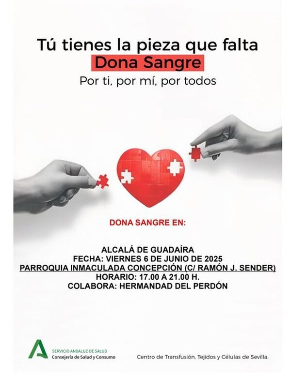 Campaña de donación de sangre en el mes de junio
