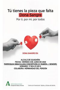 Donación de sangre en la parroquia de la Inmaculada