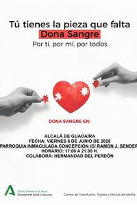 Donación de sangre en la parroquia de la Inmaculada