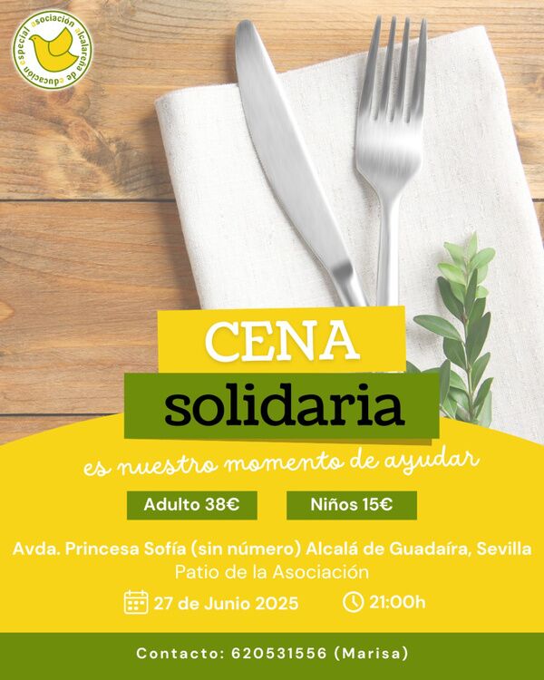 Cena benéfica de la Asociación Alcalareña de Educación Especial