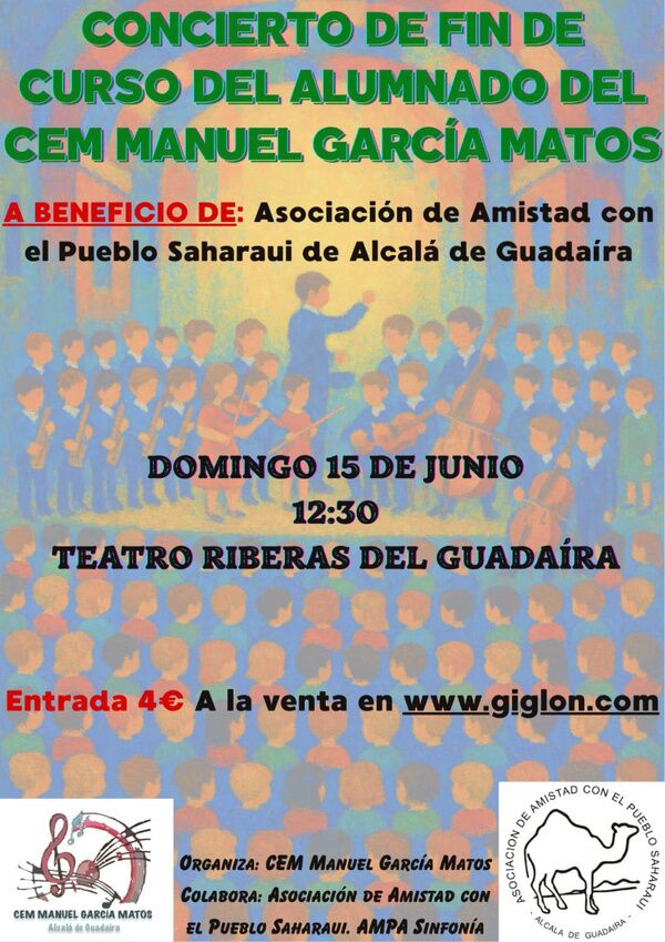 Concierto solidario del alumnado del CEM Manuel García Matos