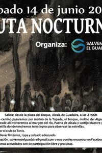 Ruta nocturna para ver las estrellas