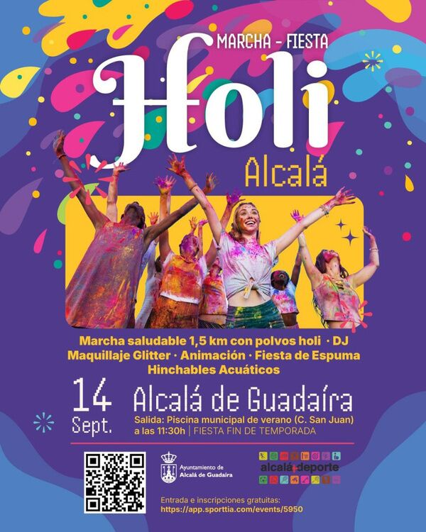 Marcha-Fiesta Holi Alcalá