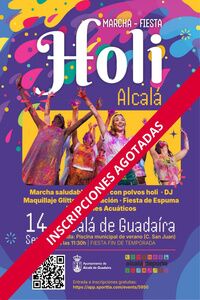 Agotadas las inscripciones para la Marcha-Fiesta Holi Alcalá