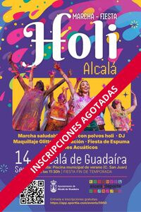 Agotadas las inscripciones para la Marcha-Fiesta Holi Alcalá