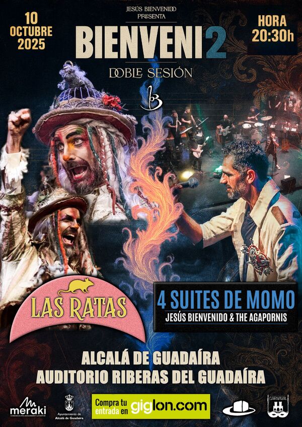Espectáculo Las Ratas + 4 Suites de Momo