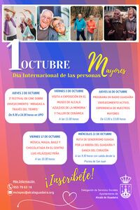 Programación por el Día Internacional de las personas Mayores