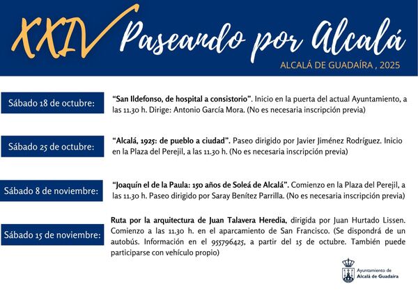 Ciclo XXIV Paseando por Alcalá