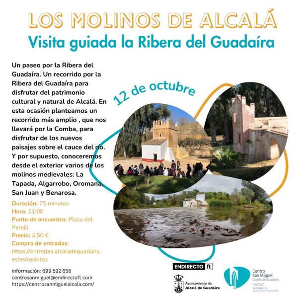 Visita guiada a los molinos de Alcalá