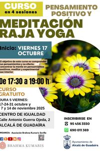 Curso de meditación, yoga y pensamiento positivo