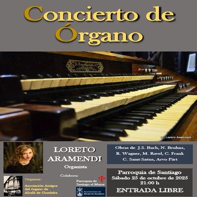 Concierto de órgano de Loreto Aramendi en la Parroquia de Santiago
