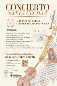 Concierto de Santa Cecilia con la Asociación Musical Ntra. Sra. del Águila