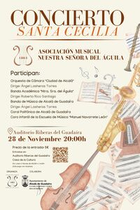 Concierto de Santa Cecilia con la Asociación Musical Ntra. Sra. del Águila