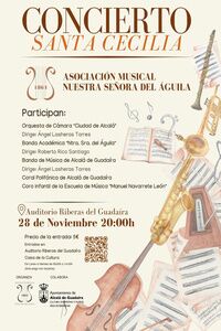 Concierto de Santa Cecilia con la Asociación Musical Ntra. Sra. del Águila