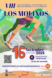 Abiertas las inscripciones para la VIII Carrera Los Molinos