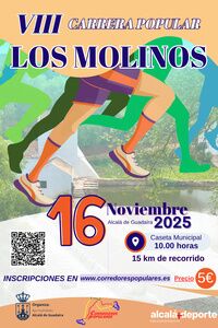 Abiertas las inscripciones para la VIII Carrera Los Molinos