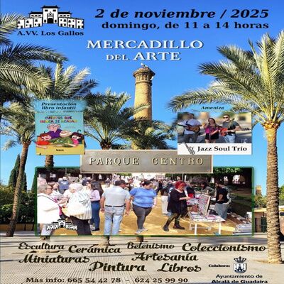 Mercadillo del arte en el Parque Centro