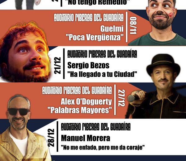 Alcalá Sonríe, ciclo de monólogos y comedia en el auditorio