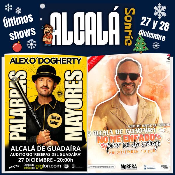 Alcalá Sonríe, ciclo de monólogos y comedia en el Auditorio