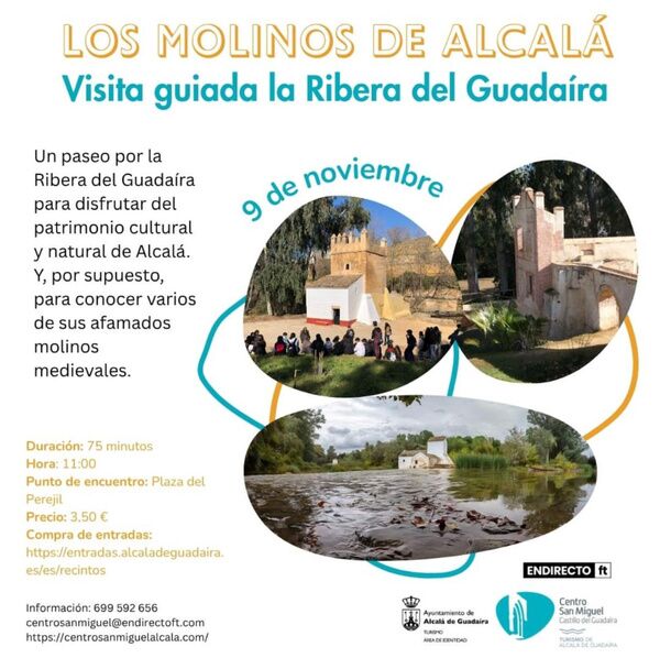 Visita guiada a los molinos de Alcalá