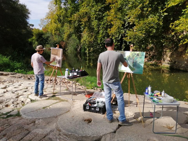 Exposición de las obras del Concurso de Pintura al Aire Libre