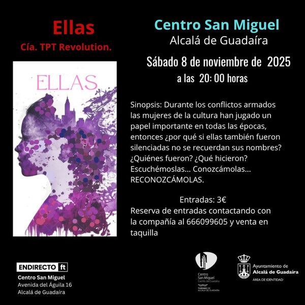 Obra teatral `Ellas´ en el Centro San Miguel