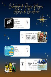 Actividades de la Cabalgata de Reyes Magos de Alcalá