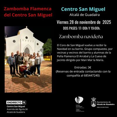 Zambomba flamenca en San Miguel