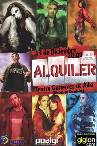 Representación del musical  `Alquiler´