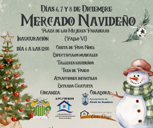 Mercado Navideño en la Plaza de las Mujeres Panaderas