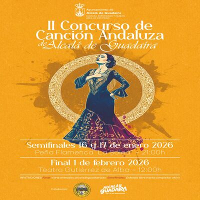 Inscripción del II Concurso de Canción Andaluza